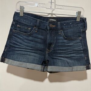 Express Women's Indigo Jean Shorts